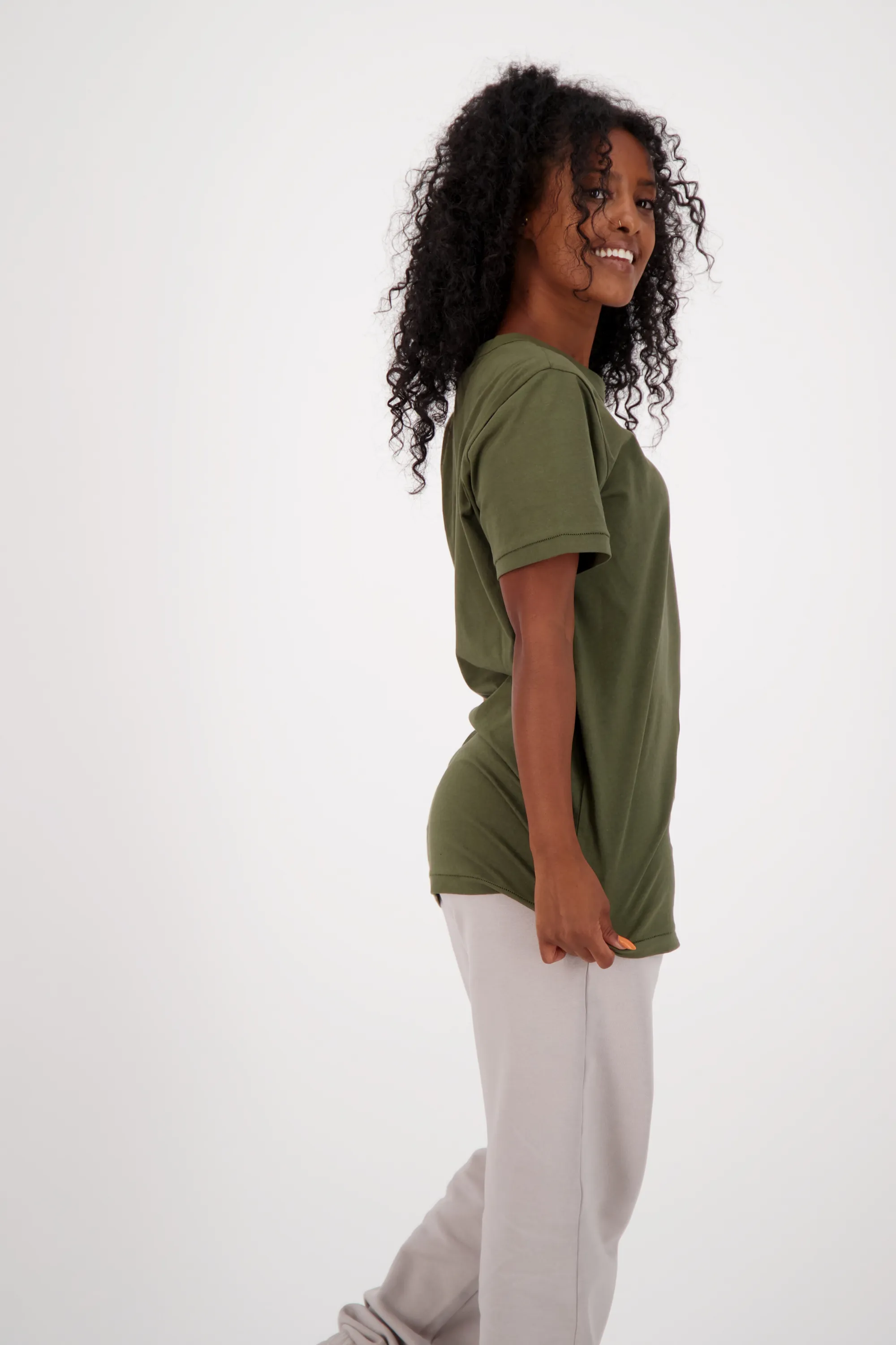 3-Pack Unisex Short Sleeve Olive T-Shirts | Sustainable Everyday Casual Wear