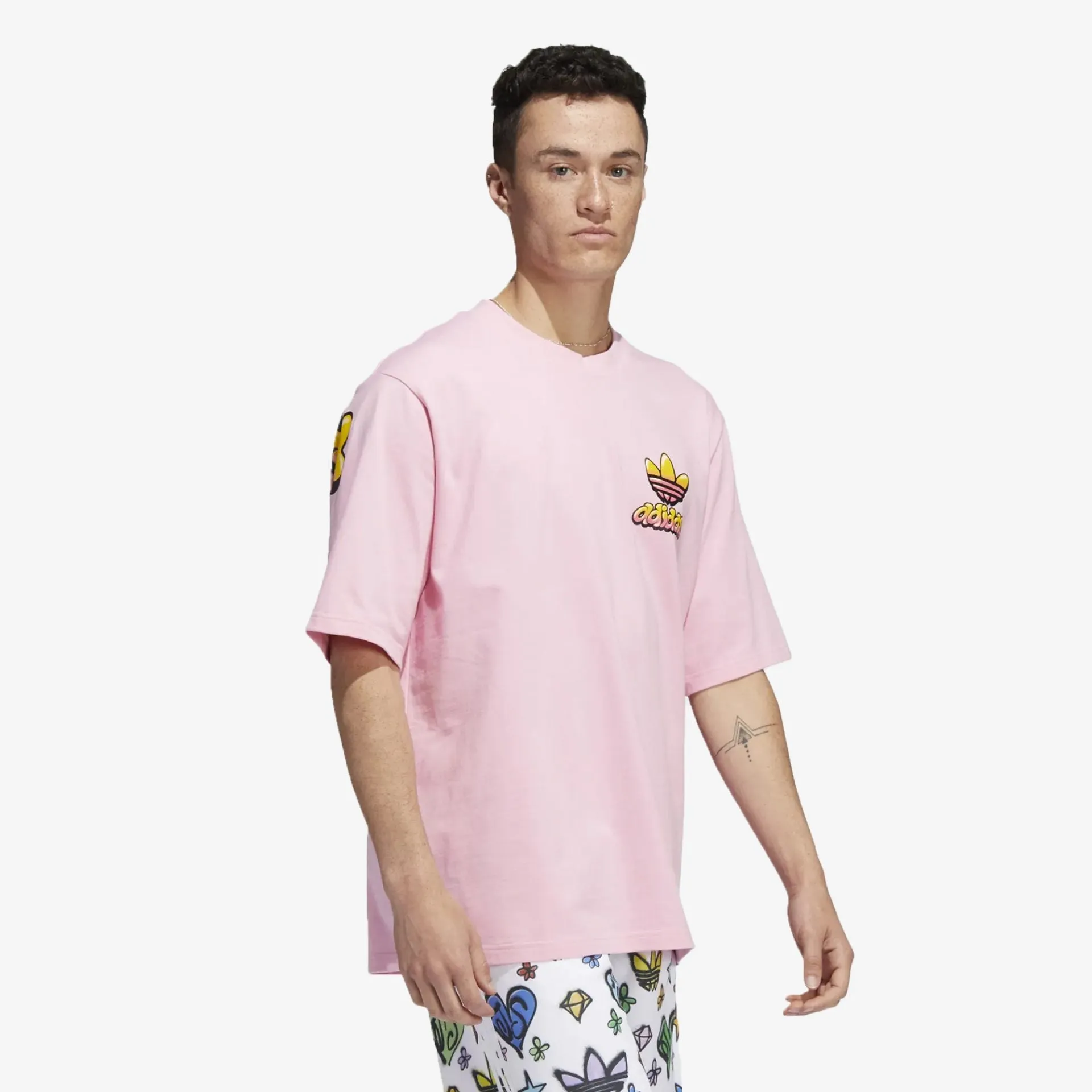 Adidas Originals | JEREMY SCOTT TEE (GENDER NEUTRAL)  { LIGHT PINK