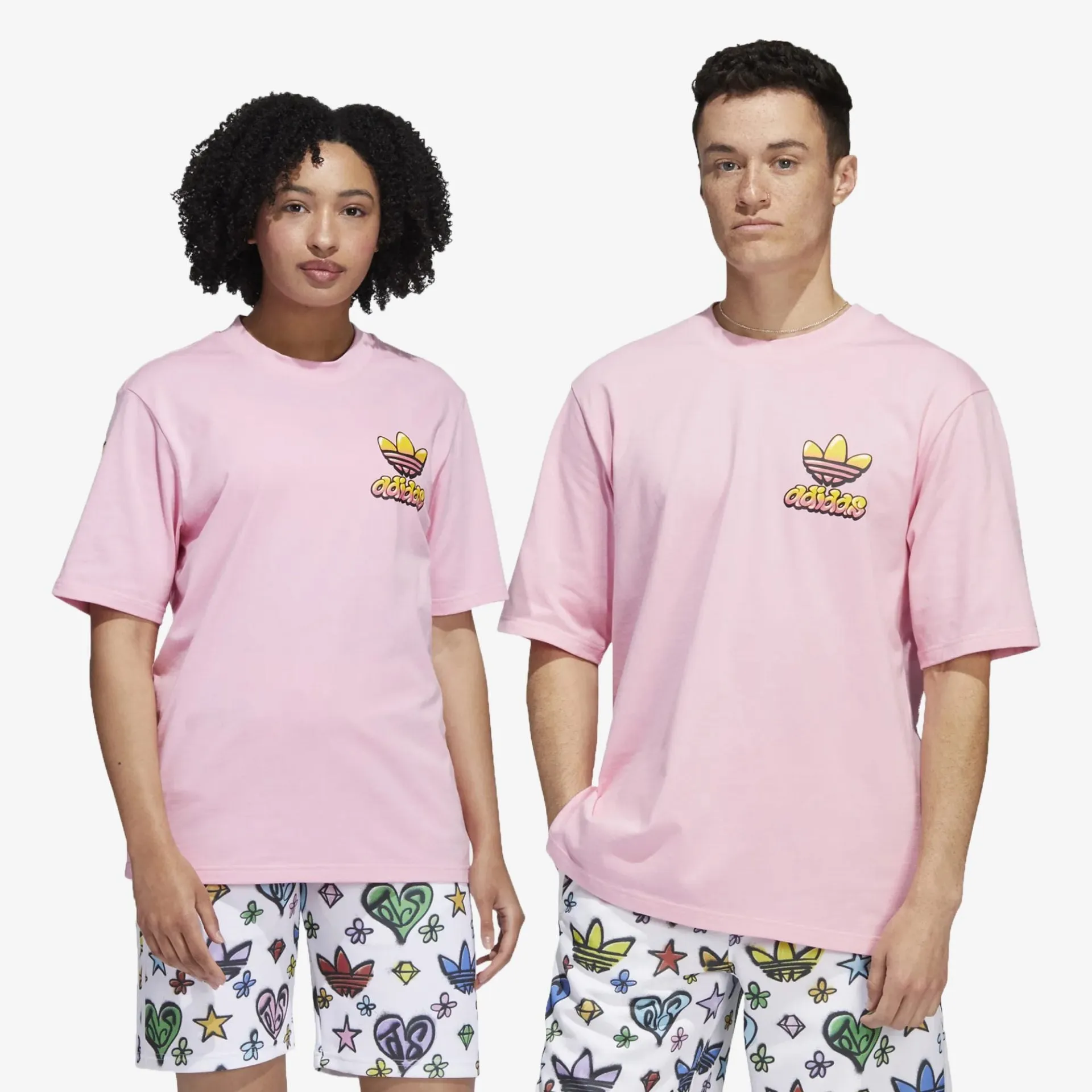 Adidas Originals | JEREMY SCOTT TEE (GENDER NEUTRAL)  { LIGHT PINK