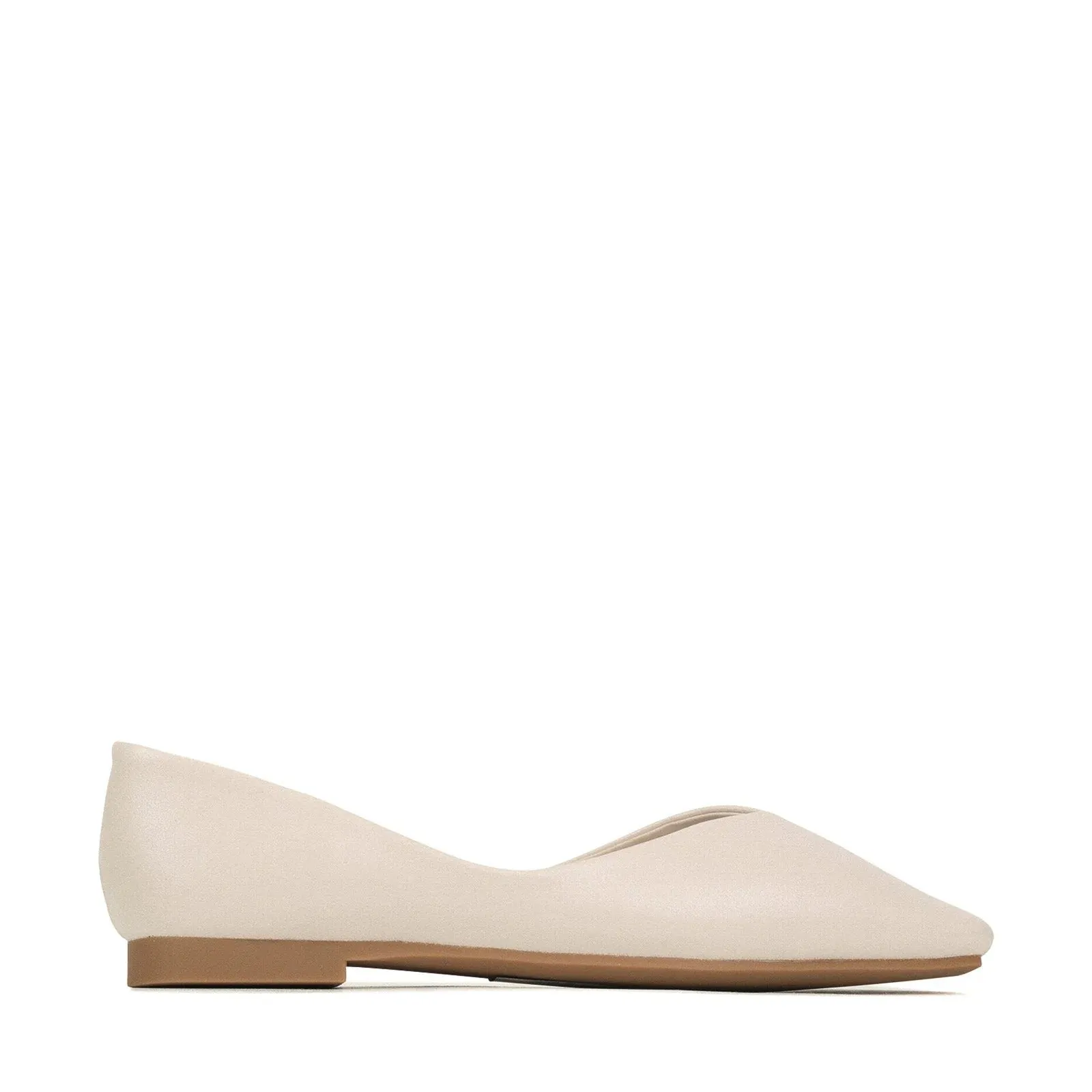 Adriana Ballet Flat in Nude