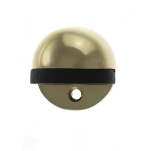 Atlantic Half Moon Door Stop (Polished Brass)