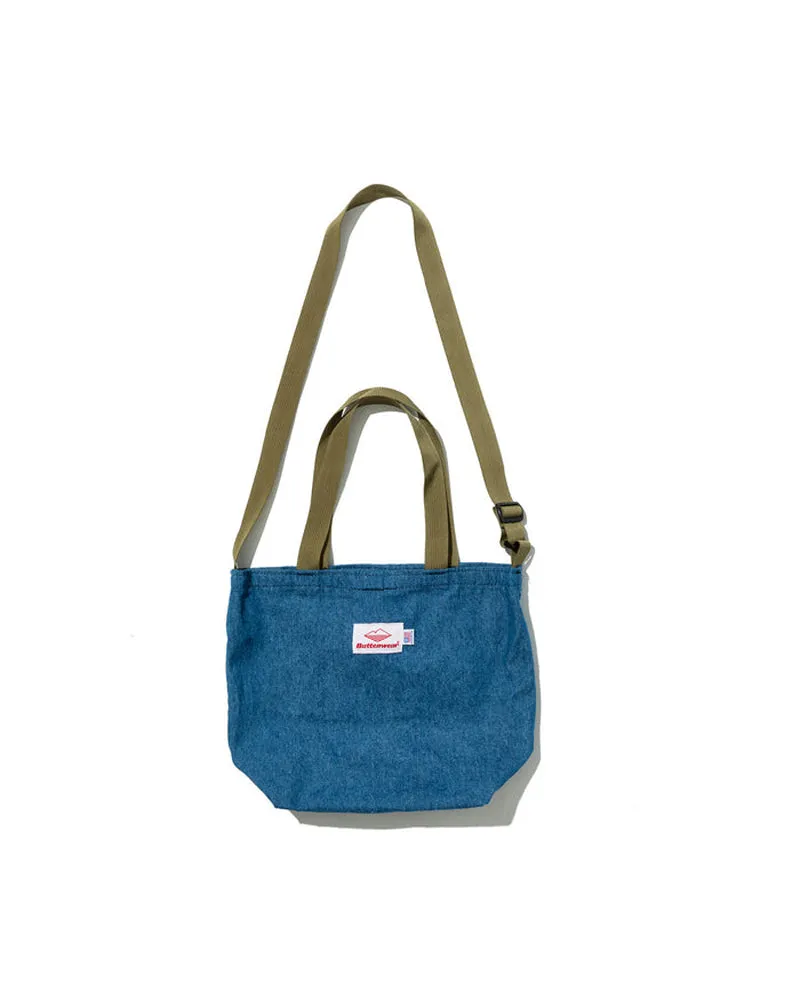 Battenwear Mini Packable Tote Denim x Tan