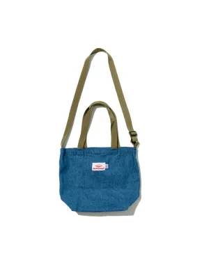 Battenwear Mini Packable Tote Denim x Tan