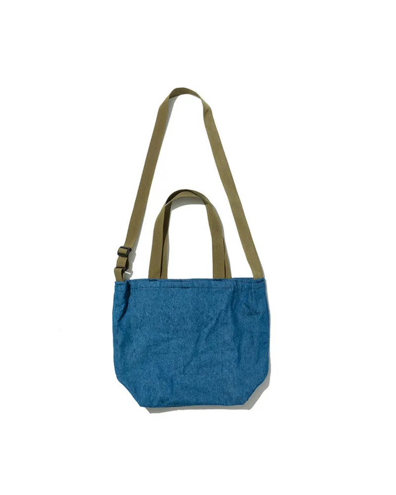 Battenwear Mini Packable Tote Denim x Tan