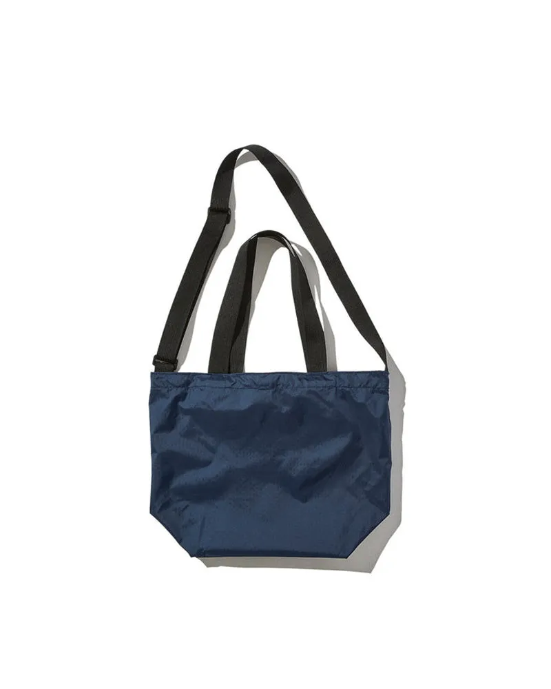 Battenwear Mini Packable Tote Navy x Black