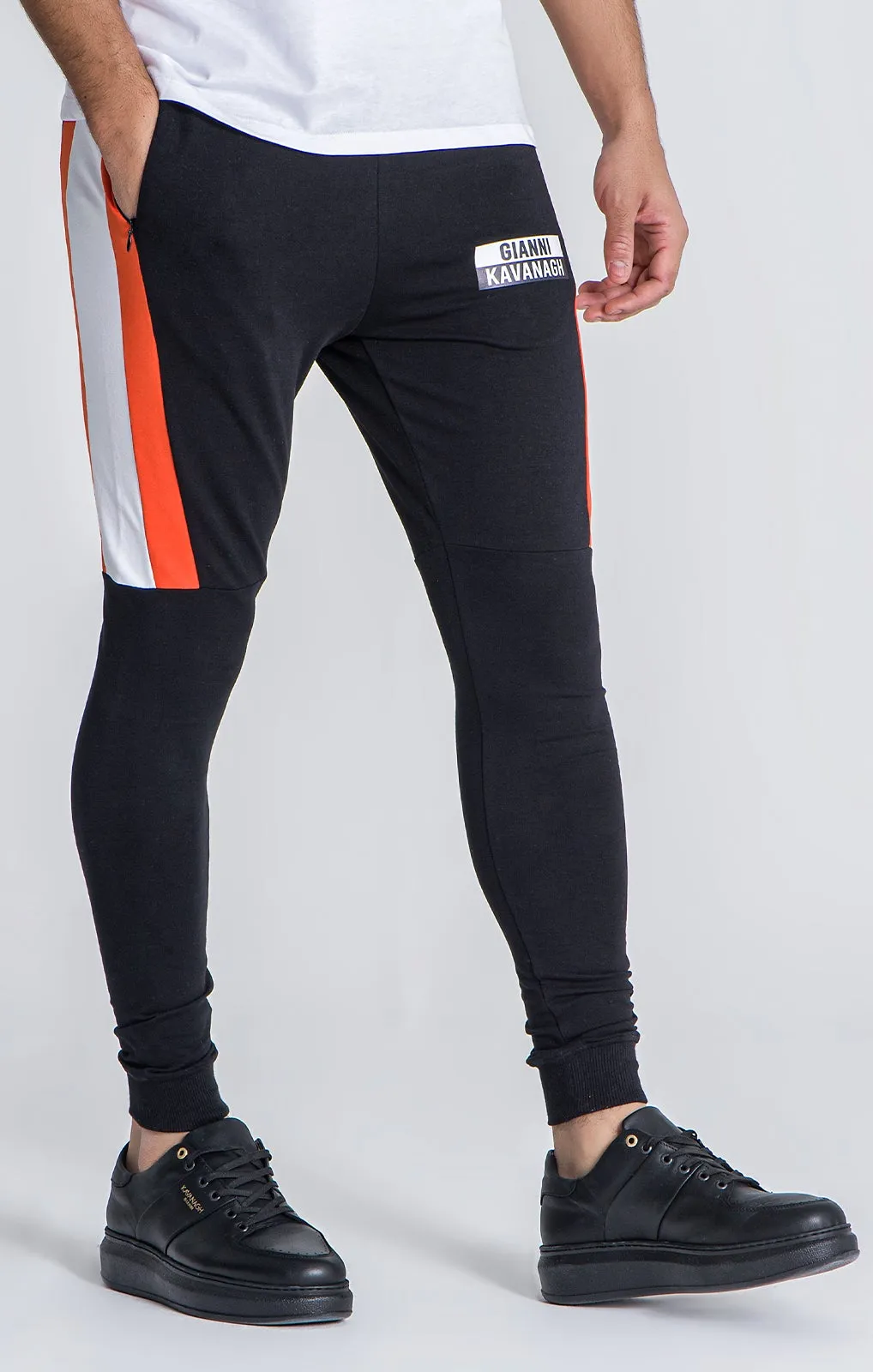 Black Statement Joggers