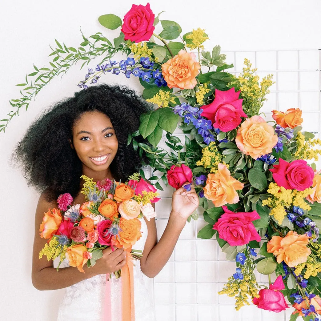 Bright and Cheerful Ceremony Flowers