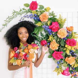 Bright and Cheerful Ceremony Flowers