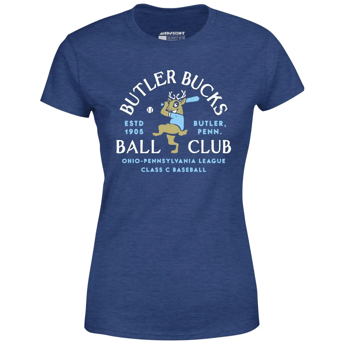 Butler Bucks - Pennsylvania - Vintage Defunct Baseball Teams - Women's T-Shirt