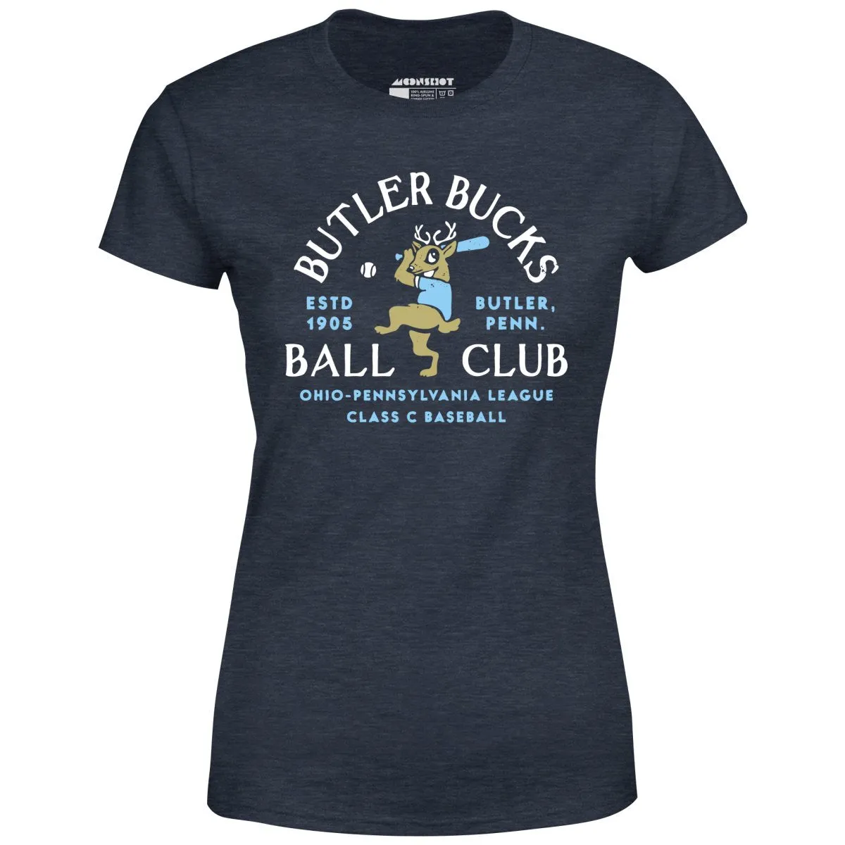 Butler Bucks - Pennsylvania - Vintage Defunct Baseball Teams - Women's T-Shirt