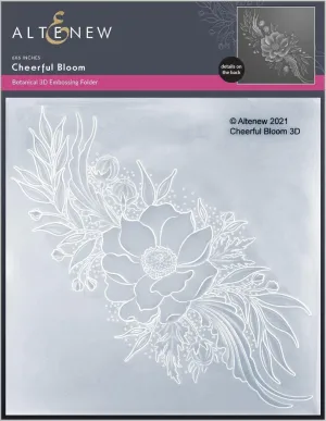 Cheerful Bloom 3D Embossing Folder