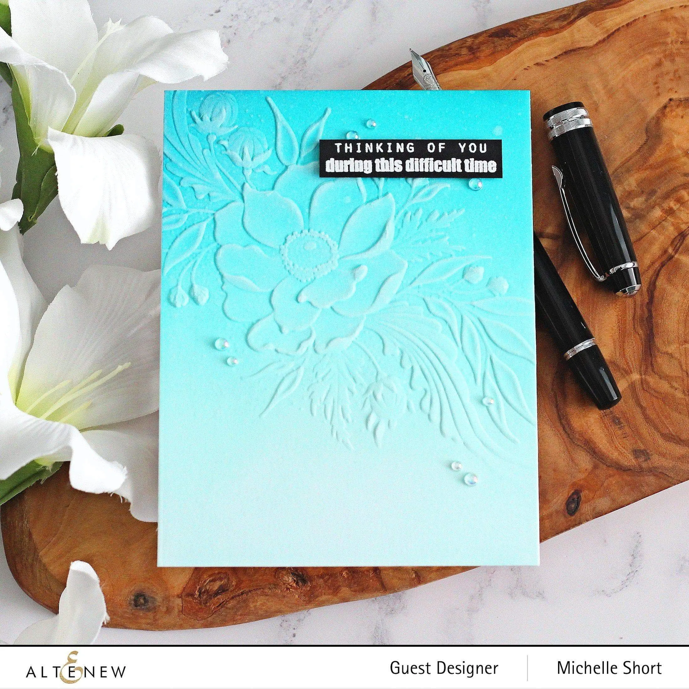 Cheerful Bloom 3D Embossing Folder