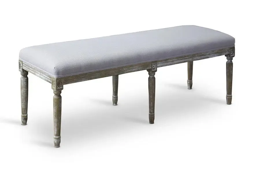 Clairette Wood Traditional French Bench