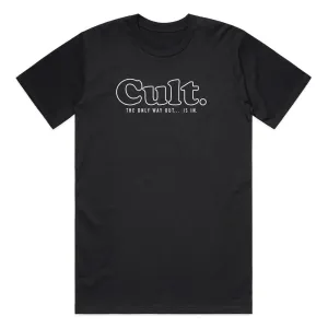 Cult Only Way Out T-shirt - Black