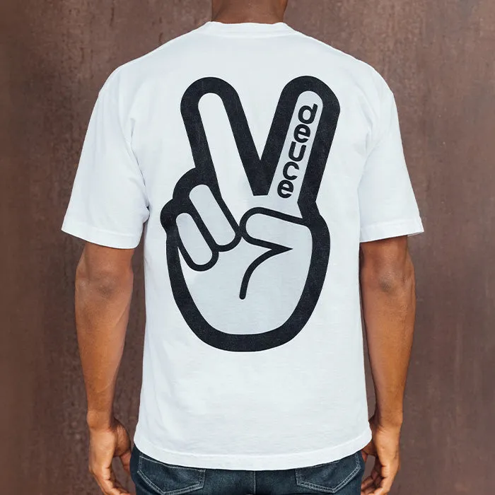 Deuce Statement Tee | White