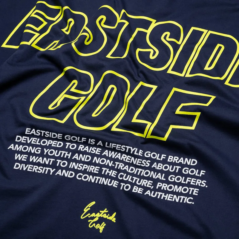 Eastside Golf Statement Tee - Navy