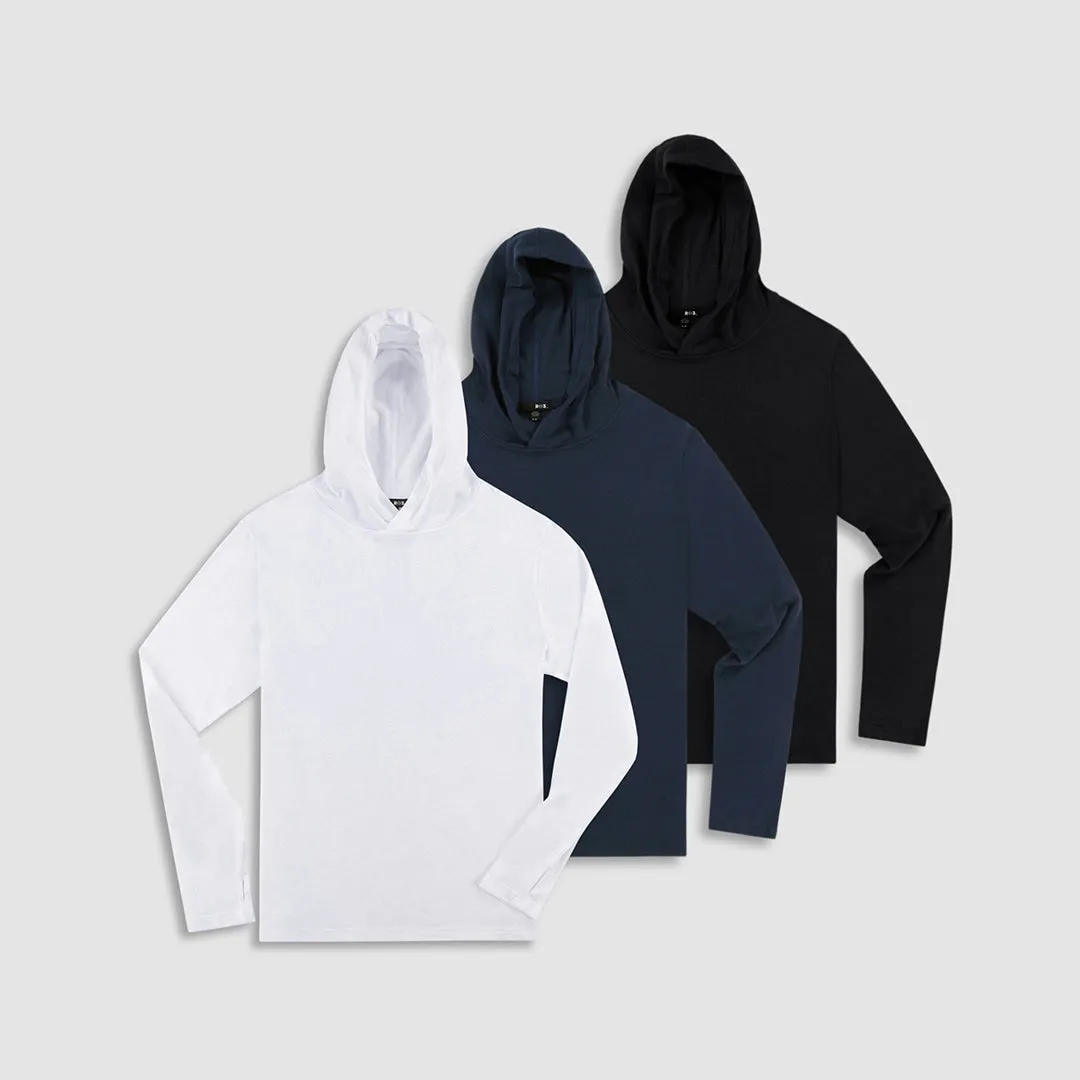 Easy Mesh Hooded T-Shirt White