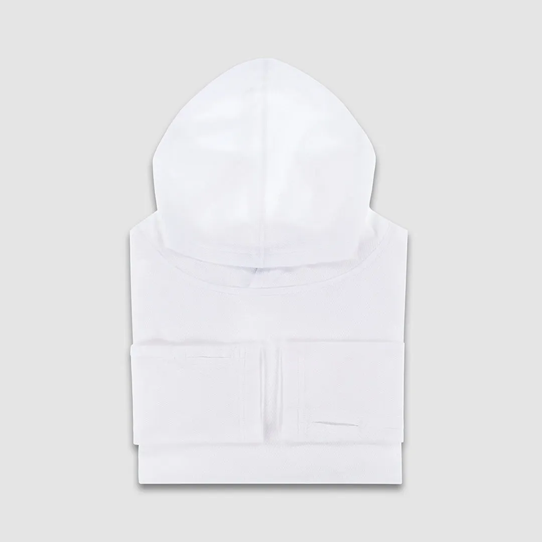 Easy Mesh Hooded T-Shirt White