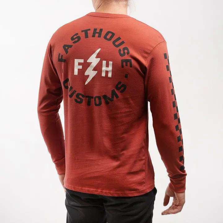 Easy Rider Long Sleeve Tee - Paprika