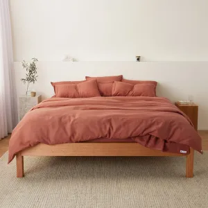 Eve Linen - Rust Bed Sheets