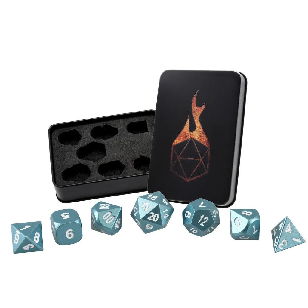 Giants Frost 7-Piece Metal Dice Set