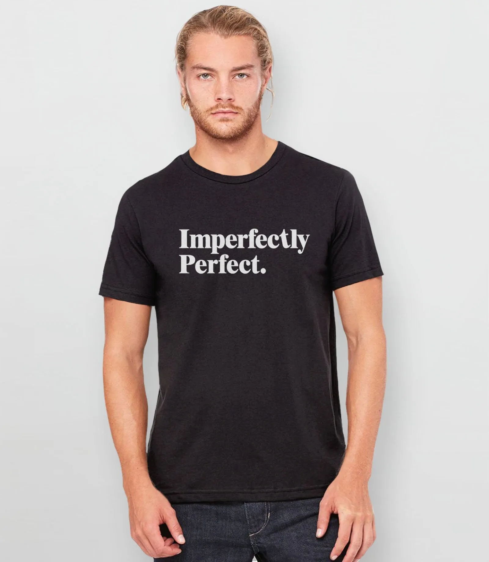 Imperfectly Perfect Graphic Tee | Women's Statement T Shirt with Saying