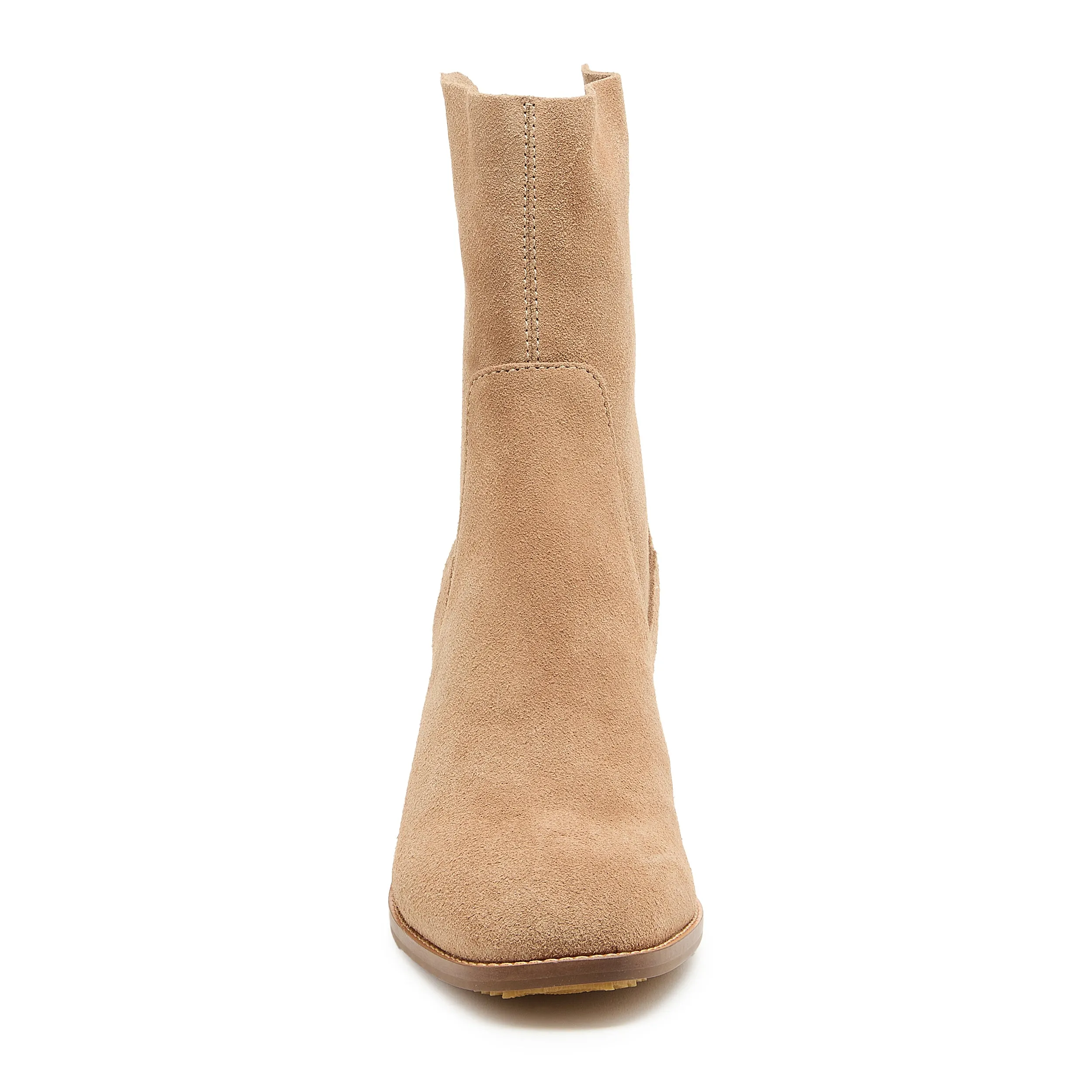 Island Almond Suede Booties