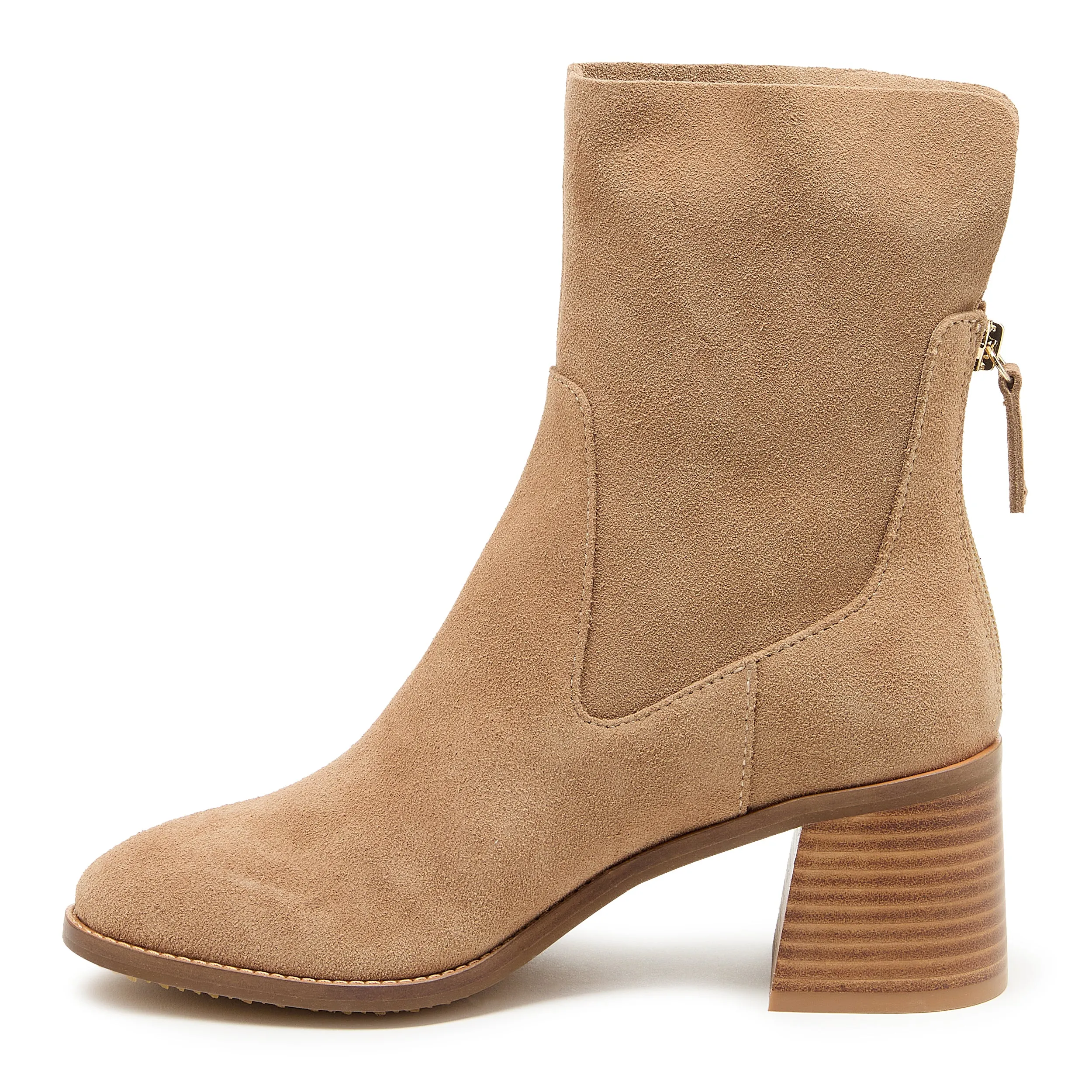 Island Almond Suede Booties