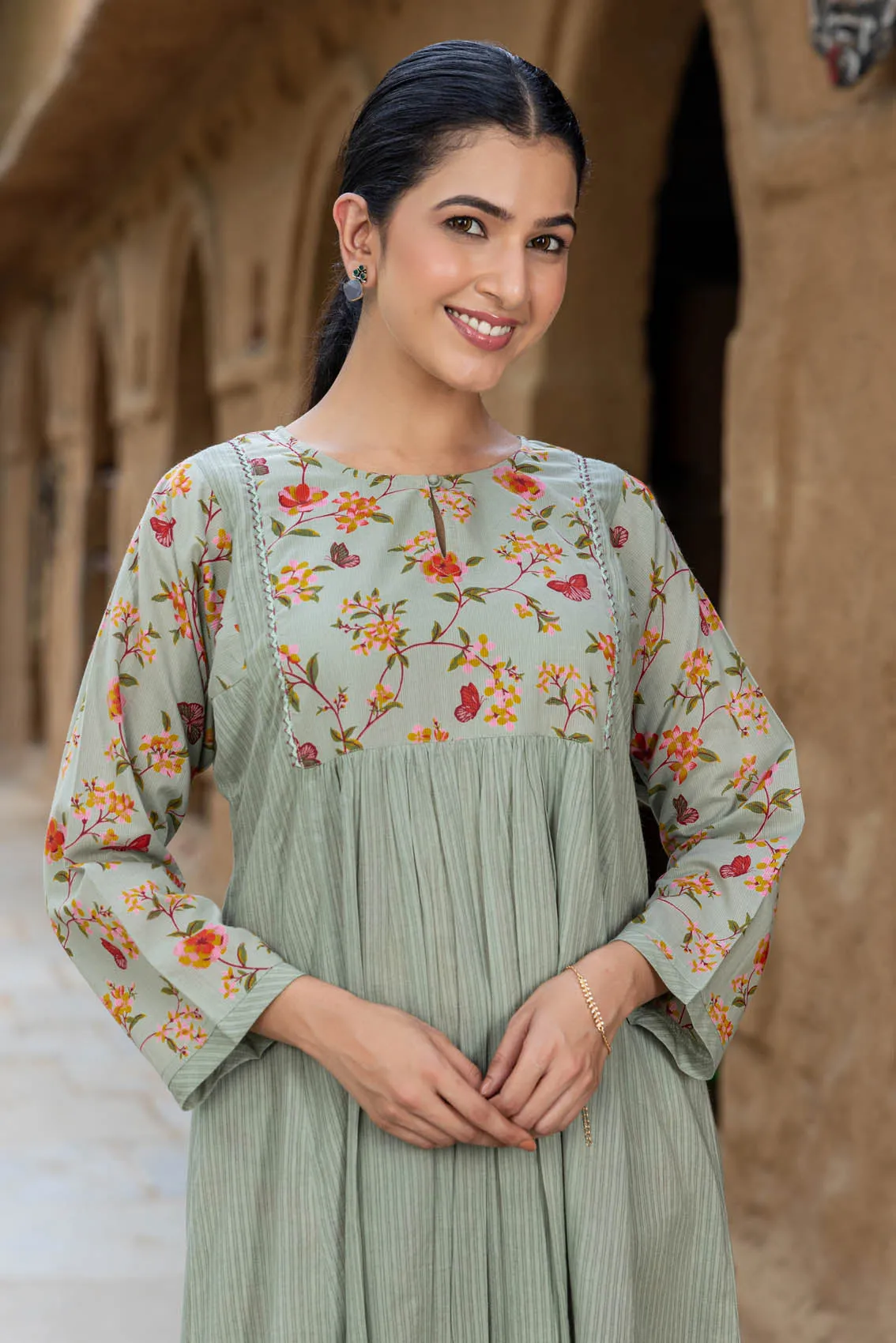 Jannat Sage Kurta