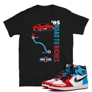 Jordan Fearless Retro 1 UNC to Chicago sneaker shirt