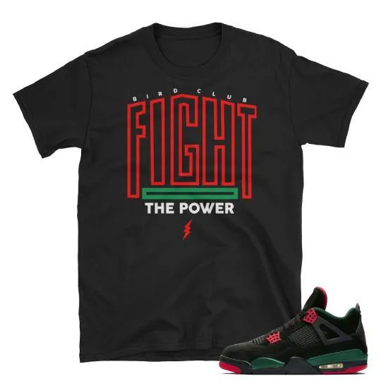 Jordan retro 4 Sneaker Tees | Do the right thing Sneaker Tees