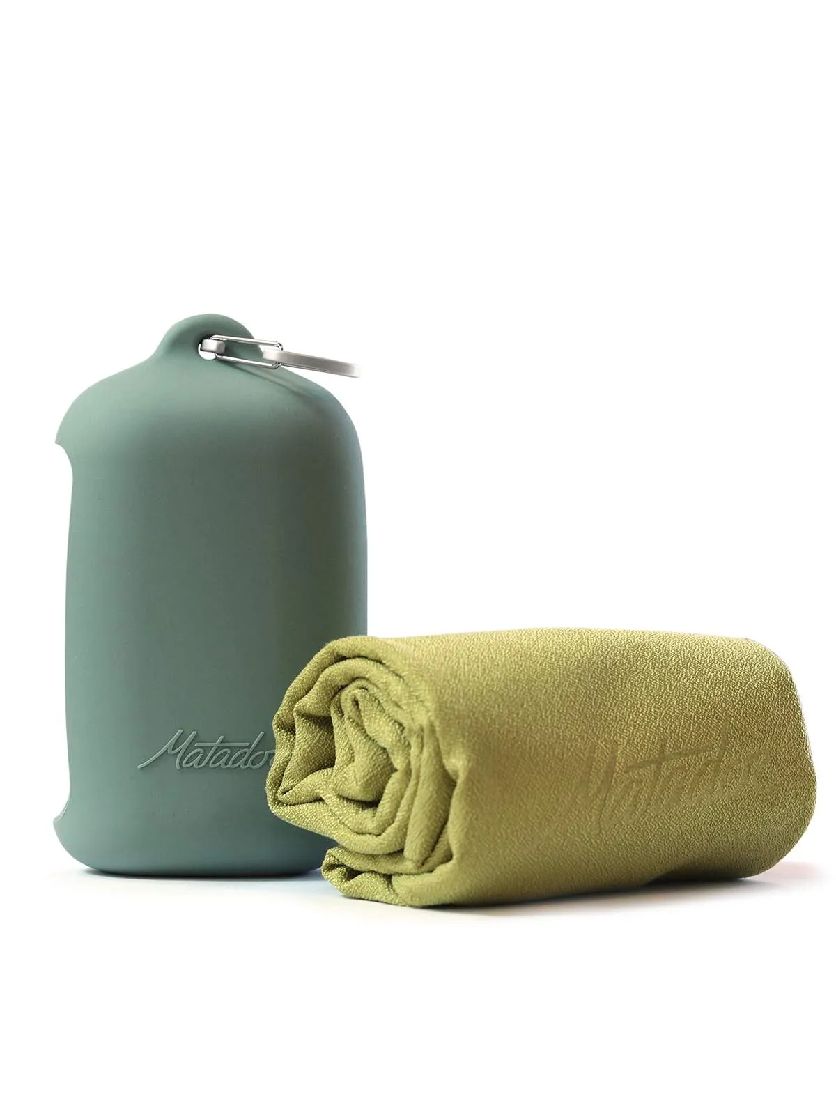 Matador NanoDry Shower Towel Large Moss Yellow