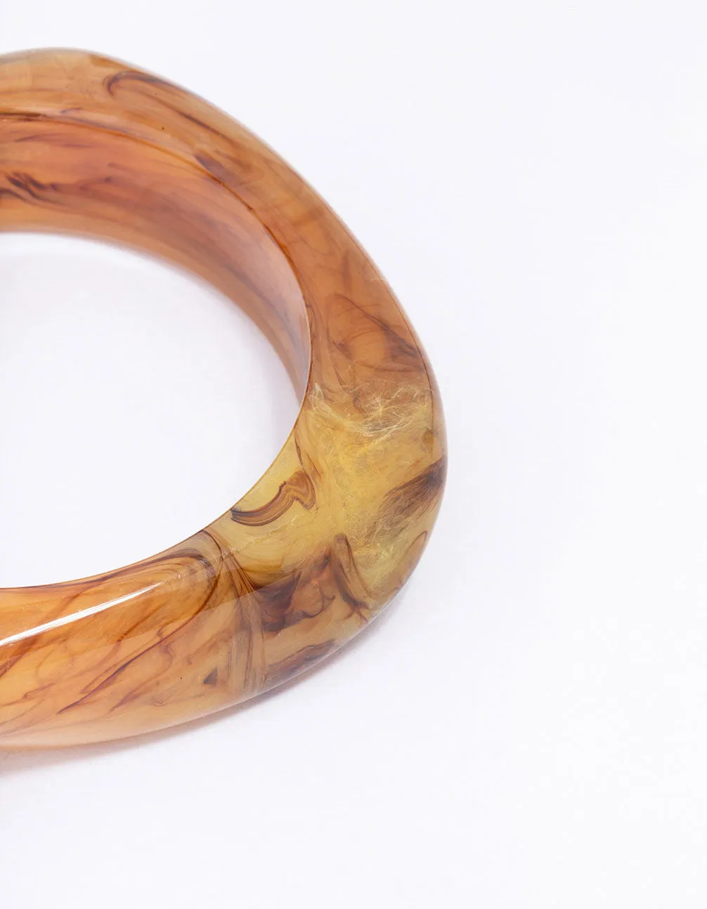 Neutral Organic Marble Bangle