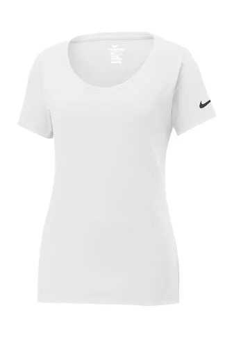 Nike Ladies Dri-FIT Cotton/Poly Scoop Neck Tee