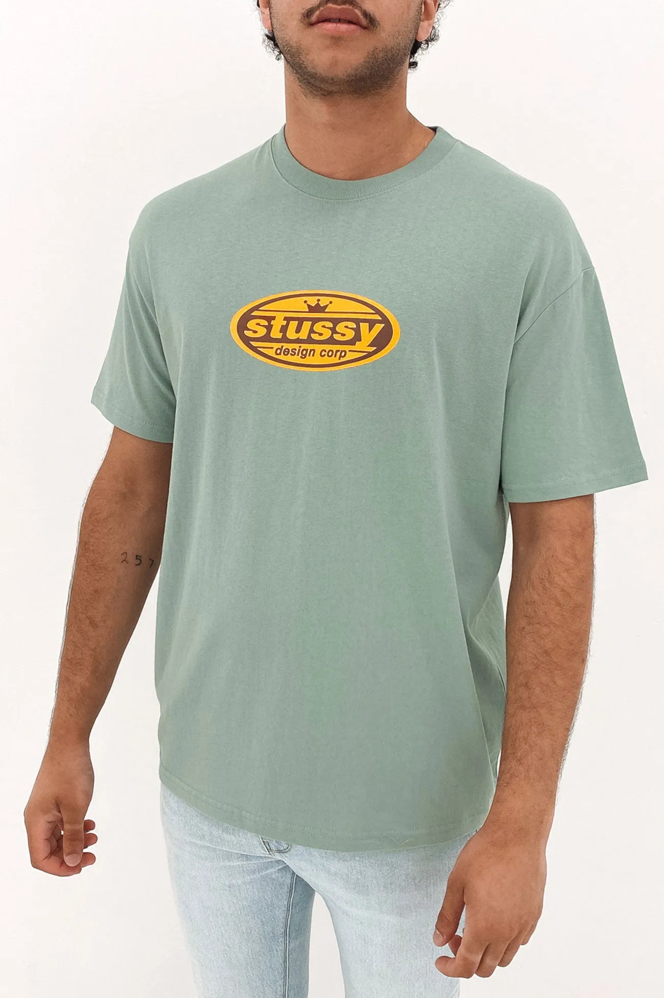 Oval Corp. Short Sleeve Tee Sage Green