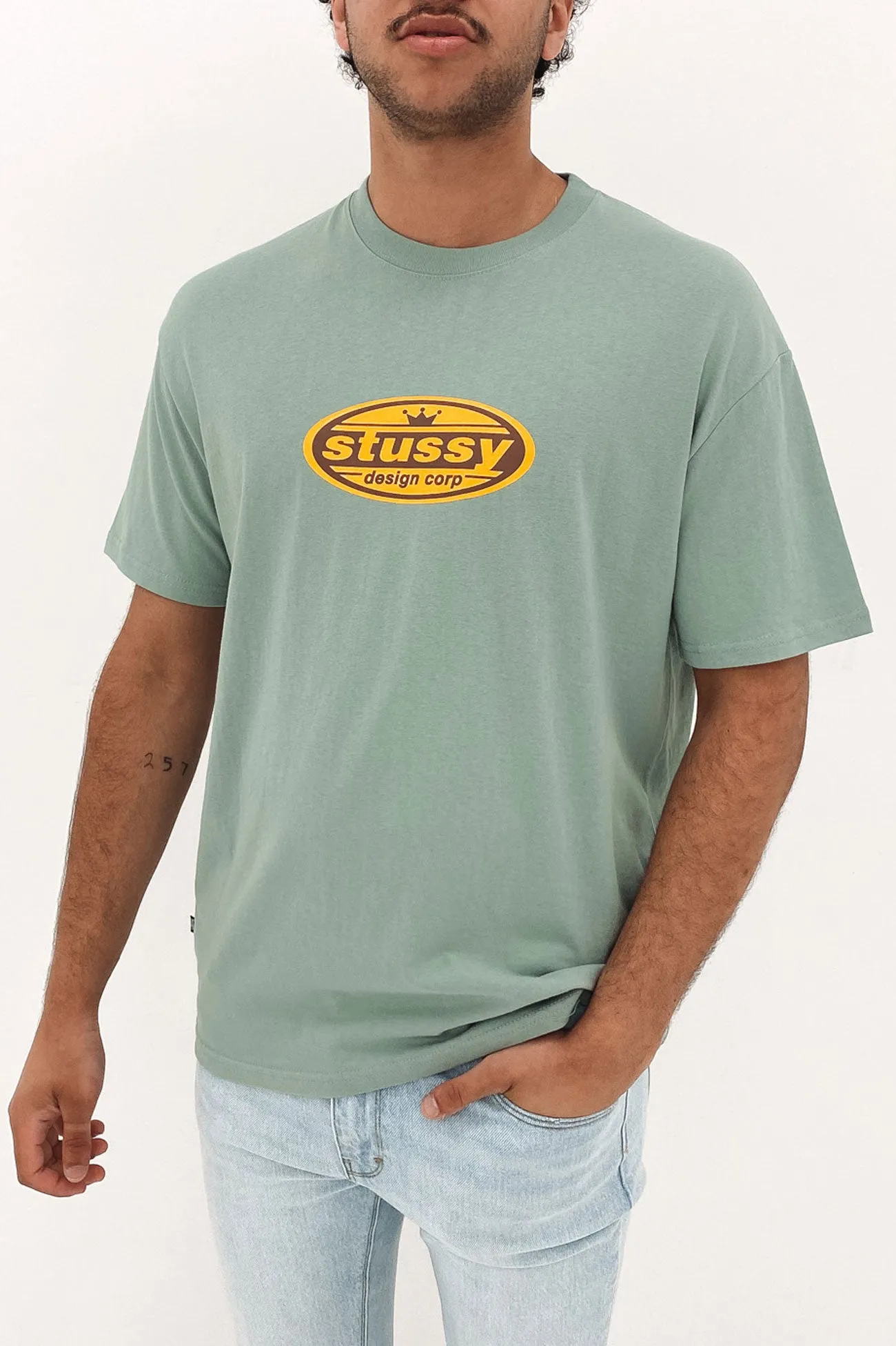 Oval Corp. Short Sleeve Tee Sage Green