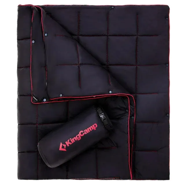 Packable Camping Blanket - Stadium Black, 69" x 53"