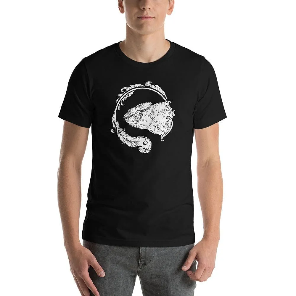 Panther Chameleon Flourish Tee, Reptile Gift Top