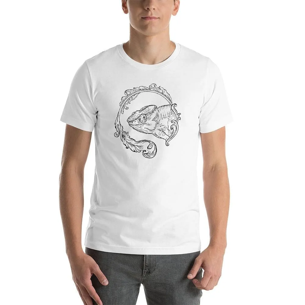 Panther Chameleon Flourish Tee, Reptile Gift Top