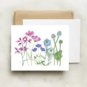 Pastel Floral Rainbow Card