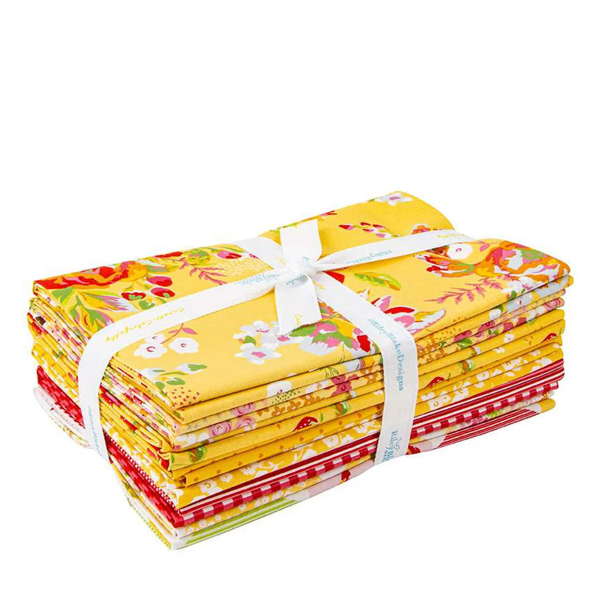 Picnic Florals 1-Yard Bundle Yellow by My Mind's Eye for Riley Blake (8pcs)