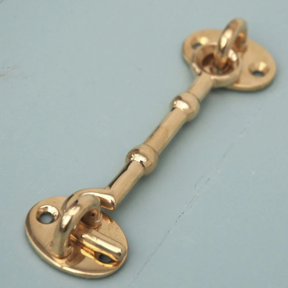 Polished Brass Cabin Hook