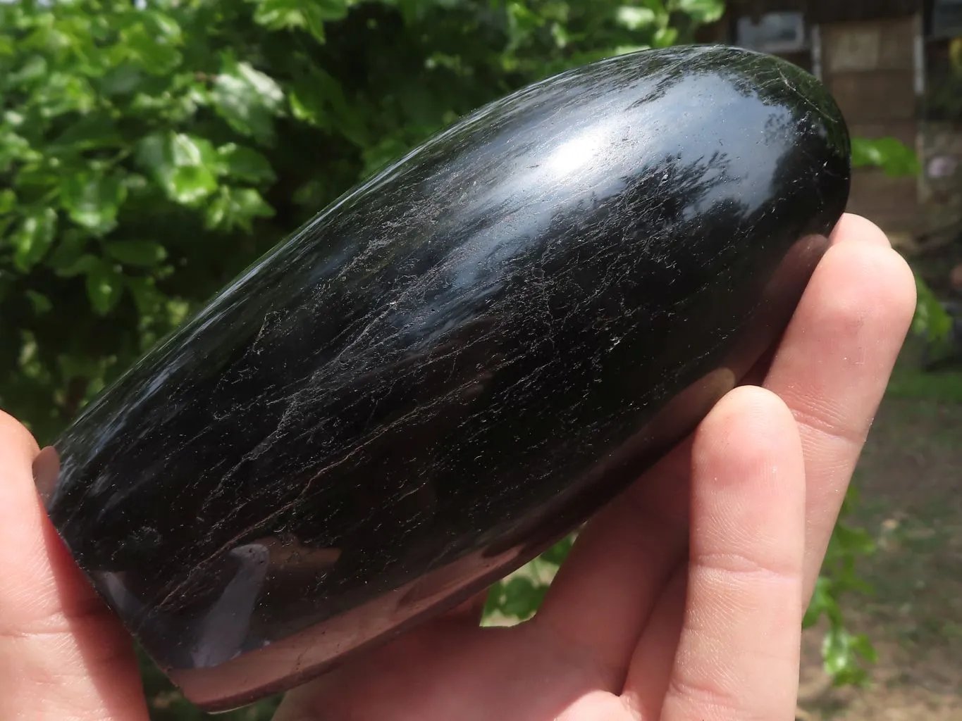 Polished Schorl Black Tourmaline Standing Free Forms x 4 From Madagascar