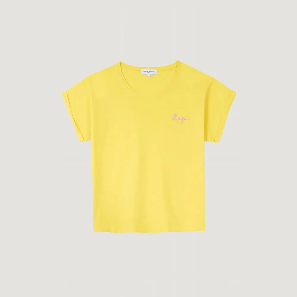 "Bonjour" Maubeuge Tee (Mimosa)