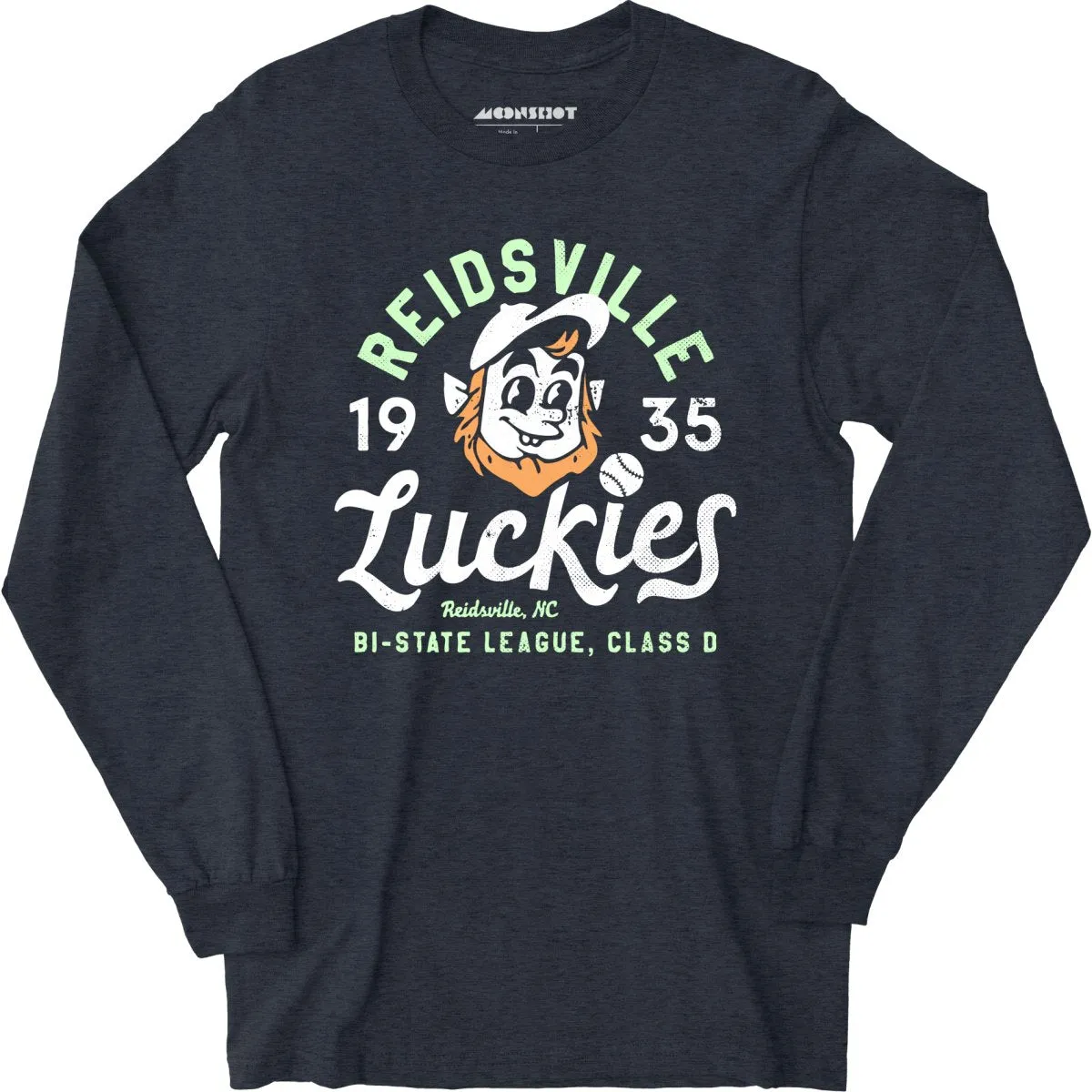 Reidsville Luckies - North Carolina - Vintage Defunct Baseball Teams - Long Sleeve T-Shirt