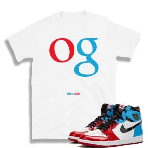 Retro 1 UNC to Chi sneaker shirt