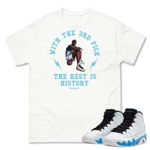 Retro 9 Powder Blue "3rd Pick" Shirt