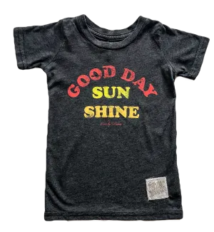 Retro Brand - Good Day Sunshine Tee in Vintage Black