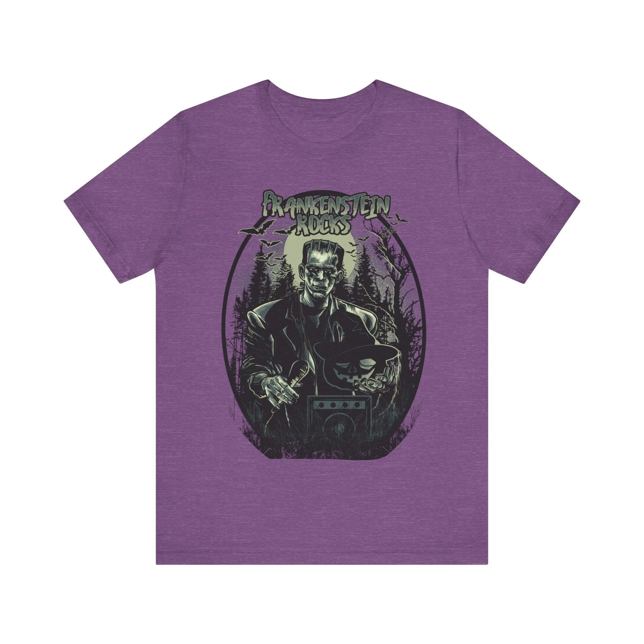 Retro Frankenstein Rocks T Shirt