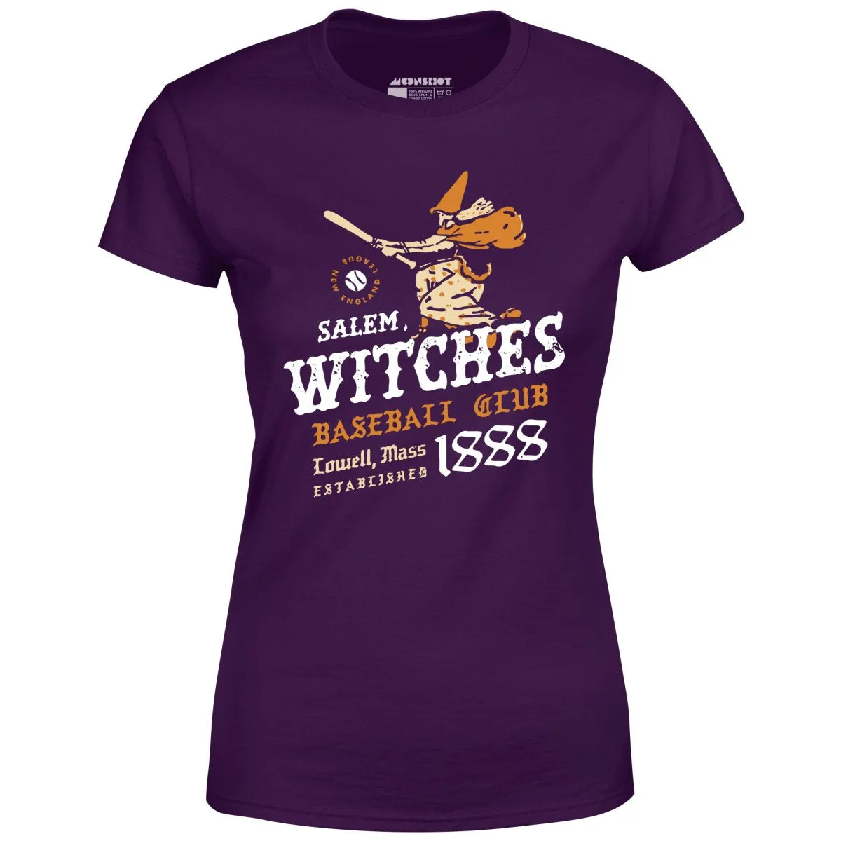 Salem Witches - Massachusetts - Vintage Defunct Baseball Teams - Women's T-Shirt